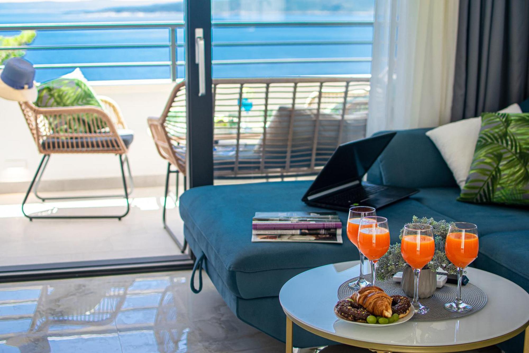 Apartment Sunnyside Luxury With Free Parking And Swimming Pool Brela